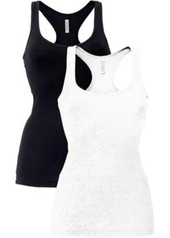 Rainbow Lot De 2 Débardeurs Côtelés