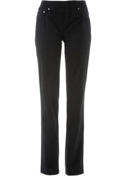 Pantalon à Enfiler Avec Taille Confortable, Straight