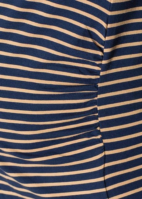 Lot De 2 T-shirts De Grossesse En Coton, Imprimé Et Manches 3/4 5 Lot De 2 T-shirts De Grossesse En Coton, Imprimé Et Manches 3/4 - Afbeelding 5