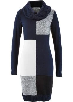 Robe En Maille, Manches Longues, Longueur Genou