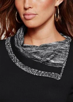 Robe En Maille à Manches Longues 9 Robe En Maille à Manches Longues -Libre Mode Winkel 15188781 JX1DOp5T