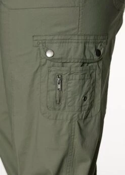 Pantalon Cargo 3/4 En Coton Avec Taille élastiquée -Libre Mode Winkel 15242418 J3SqeT6s