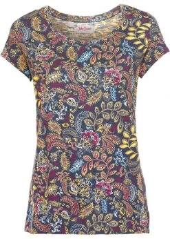 T-shirt Coton Imprimé, Manches Courtes