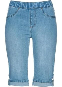 Bermuda En Jean Avec Taille Entièrement élastiquée -Libre Mode Winkel 17065846 dZ6ws8ZW