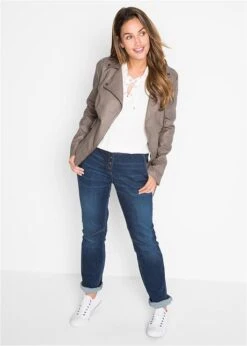 Jean Boyfriend Stretch à Taille élastiquée -Libre Mode Winkel 17138564 itnm4oel