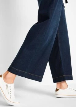 Jean 7/8 Taille Haute à Ceinture Nouée, Loose Fit -Libre Mode Winkel 18013877 U9YrLQtp