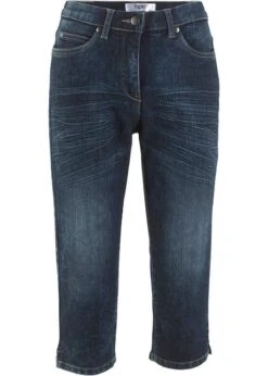 Jean Stretch Droit Taille Normale, Longueur 3/4