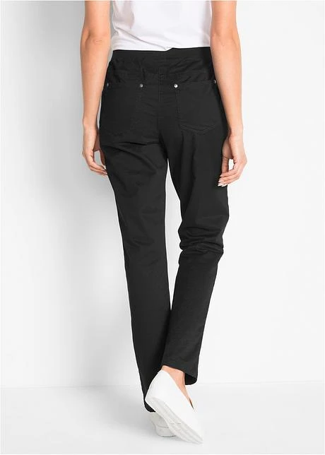 Pantalon à Enfiler Avec Taille Confortable, Straight 3 Pantalon à Enfiler Avec Taille Confortable, Straight - Afbeelding 3