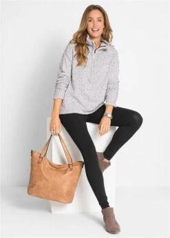 Legging à Empiècement Taille Confortable 10 Legging à Empiècement Taille Confortable -Libre Mode Winkel 18300273 z35RT2l0