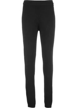 Legging Thermo Côtelé Avec Taille Côtelée