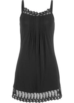 Top à Dentelle Et Bretelles Réglables