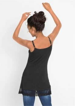 Top à Dentelle Et Bretelles Réglables -Libre Mode Winkel 18333233 70Pr6EQA