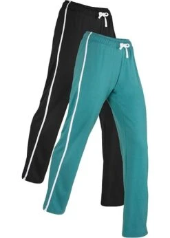 Lot De 2 Pantalons Sweat, Coupe Droite