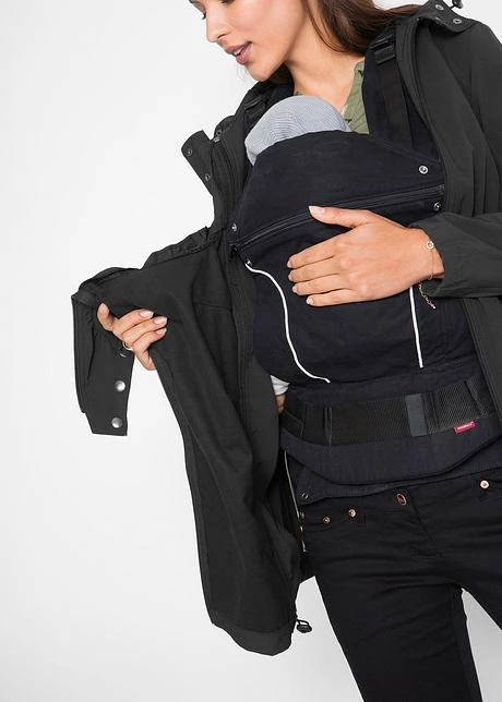 Veste Softshell De Grossesse Et De Portage, Taille Ajustable 6 Veste Softshell De Grossesse Et De Portage, Taille Ajustable - Afbeelding 6