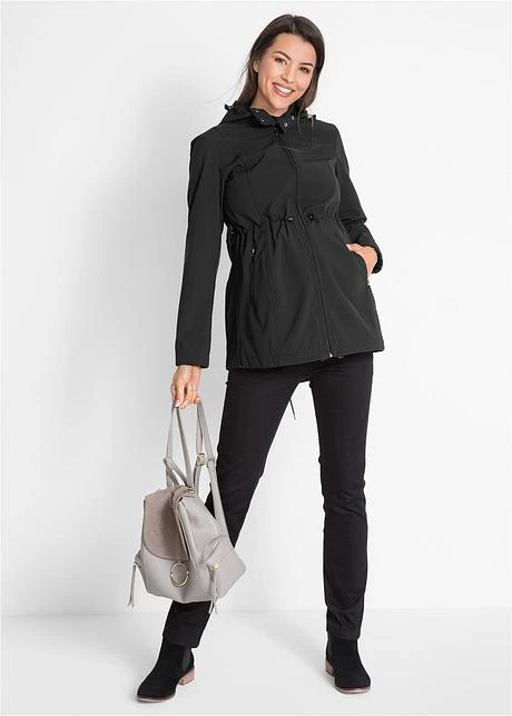 Veste Softshell De Grossesse Et De Portage, Taille Ajustable 4 Veste Softshell De Grossesse Et De Portage, Taille Ajustable - Afbeelding 4