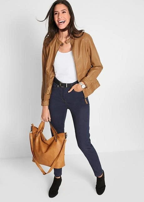 Pantalon En Twill Stretch Avec Dos élastiqué, Slim Fit 4 Pantalon En Twill Stretch Avec Dos élastiqué, Slim Fit - Afbeelding 4