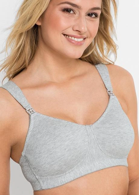 Lot De 2 Soutiens-gorge D'allaitement Sans Armatures Avec Coton 5 Lot De 2 Soutiens-gorge D'allaitement Sans Armatures Avec Coton - Afbeelding 5