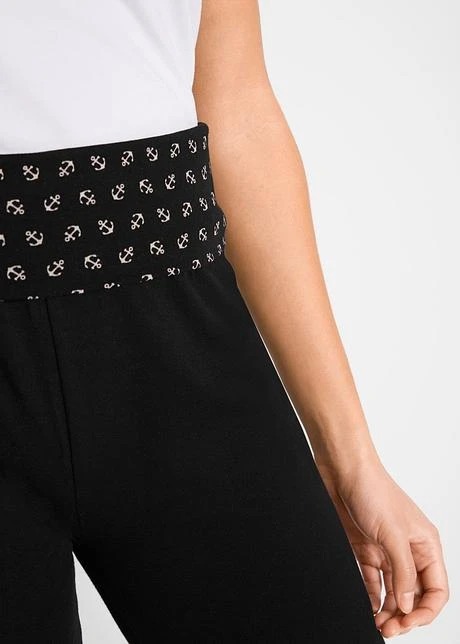 Pantalon Droit Et Fluide à Taille Rabattable 5 Pantalon Droit Et Fluide à Taille Rabattable - Afbeelding 5