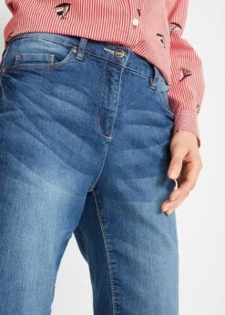 Bermuda En Jean Stretch à Taille Confortable -Libre Mode Winkel 19017210 XU4H4Mjh