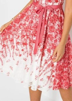 Robe Midi En Dentelle Avec Lien à Nouer -Libre Mode Winkel 19148190 XEzio1ok