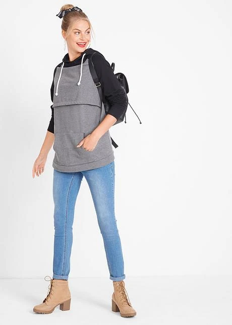 Sweat De Grossesse Avec Fonction Allaitement 4 Sweat De Grossesse Avec Fonction Allaitement - Afbeelding 4