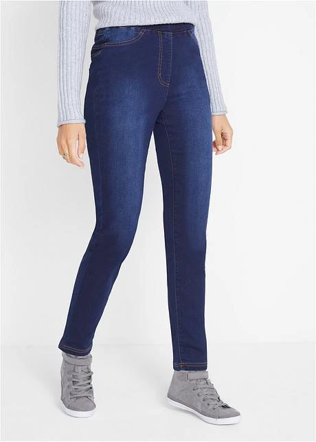 Jegging Taille Haute En Matière Thermique Légèrement élastique, Taille Confortable 2 Jegging Taille Haute En Matière Thermique Légèrement élastique, Taille Confortable - Afbeelding 2