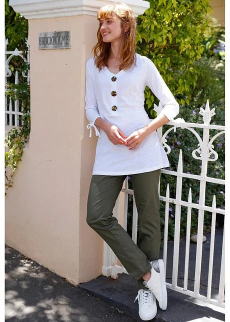 Jean Stretch Droit Taille Normale, Longueur 7/8 7 Jean Stretch Droit Taille Normale, Longueur 7/8 - Afbeelding 7