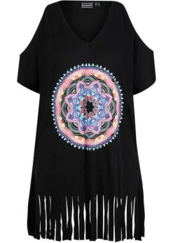 Rainbow Robe à épaules Dénudées