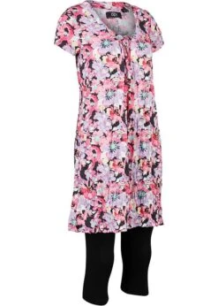 Tunique Longue Effet Froissé Et Legging 3/4 -Libre Mode Winkel 20055876 b8pcfk2Y