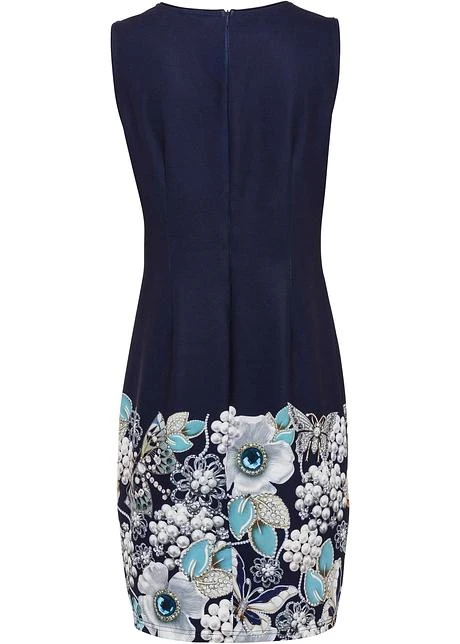 Robe En Jersey à Imprimé, Sans Manches 2 Robe En Jersey à Imprimé, Sans Manches - Afbeelding 2