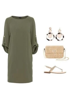 Robe Oversize Avec Poches 9 Robe Oversize Avec Poches -Libre Mode Winkel 20100600 5pThjOTS