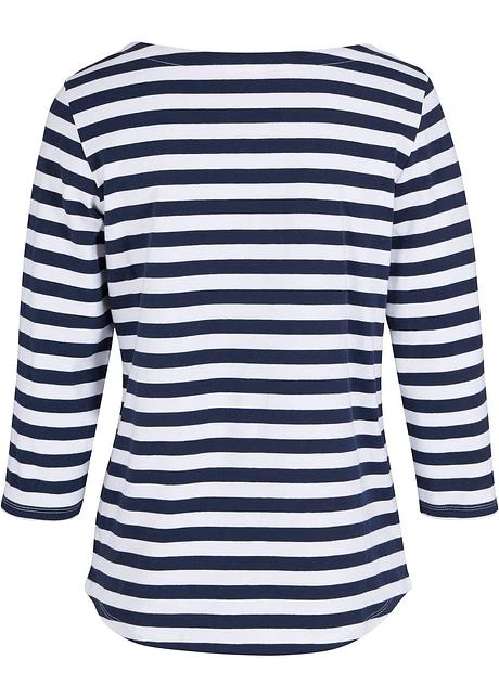 T-shirt 3/4 à Encolure Bateau 7 T-shirt 3/4 à Encolure Bateau - Afbeelding 7