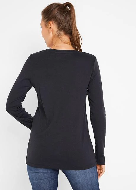 T-shirt Manches Longues Coton à Motif De Noël 3 T-shirt Manches Longues Coton à Motif De Noël - Afbeelding 3