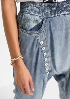 Rainbow Jean Baggy En TENCEL™ Lyocell Avec Délavage Intense -Libre Mode Winkel 21007820 4Y3M3WMh