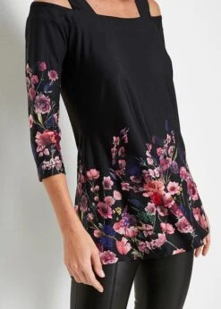 T-shirt à épaules Dénudées Et Imprimé Floral 12 T-shirt à épaules Dénudées Et Imprimé Floral -Libre Mode Winkel 21051361 0aeIcJZD