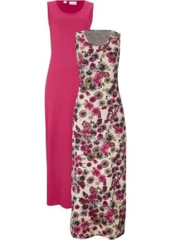 Lot De 2 Robes Longues Coton