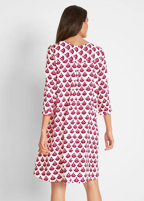 Robe-tunique Avec Col V Et Empiècement En Dentelle 3 Robe-tunique Avec Col V Et Empiècement En Dentelle - Afbeelding 3