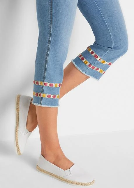 Jean 3/4 Avec Taille Confortable 5 Jean 3/4 Avec Taille Confortable - Afbeelding 5