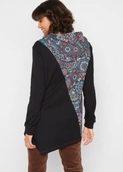 T-shirt à Capuche Avec Base à Pans Et Motif Patchwork, Manches Longues 8 T-shirt à Capuche Avec Base à Pans Et Motif Patchwork, Manches Longues -Libre Mode Winkel 21147382 DQZkJnRg