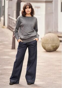 Jean Marlène Avec Pinces Et Taille Confortable -Libre Mode Winkel 21198144 EtBwR4xO