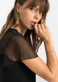 Rainbow T-shirt Extensible Avec Résille -Libre Mode Winkel 21210182 KDDJ6FUd