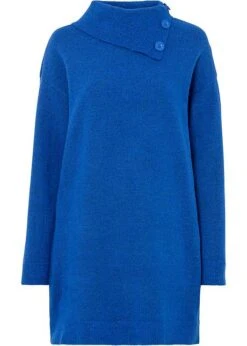 Rainbow Robe En Maille Avec Col Volumineux