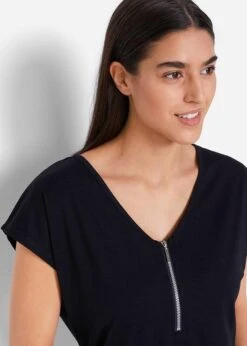 T-shirt Avec Zip, Manches Courtes 11 T-shirt Avec Zip, Manches Courtes -Libre Mode Winkel 21273650 IgUqoGTQ