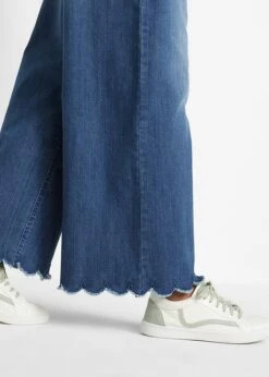 Jean Extra Large Avec Base Ondulée Et Taille Confortable -Libre Mode Winkel 21307614 TNRl3PKP