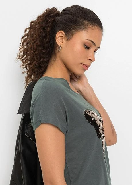 Rainbow T-shirt à Paillettes 5 Rainbow T-shirt à Paillettes - Afbeelding 5