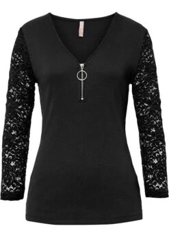 T-shirt à Fermeture Zippée