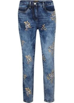 Jean à Broderie Florale  -Libre Mode Winkel 21312456 lthh1uCX