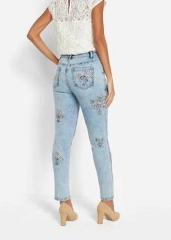 Jean à Broderie Florale  -Libre Mode Winkel 21312458 GqHJZogI