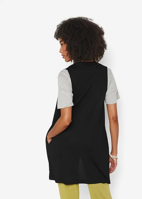 Gilet T-shirt Sans Manches En Viscose 3 Gilet T-shirt Sans Manches En Viscose - Afbeelding 3