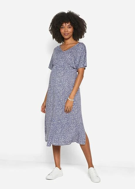 Robe De Grossesse Longueur Midi Avec Viscose 2 Robe De Grossesse Longueur Midi Avec Viscose - Afbeelding 2